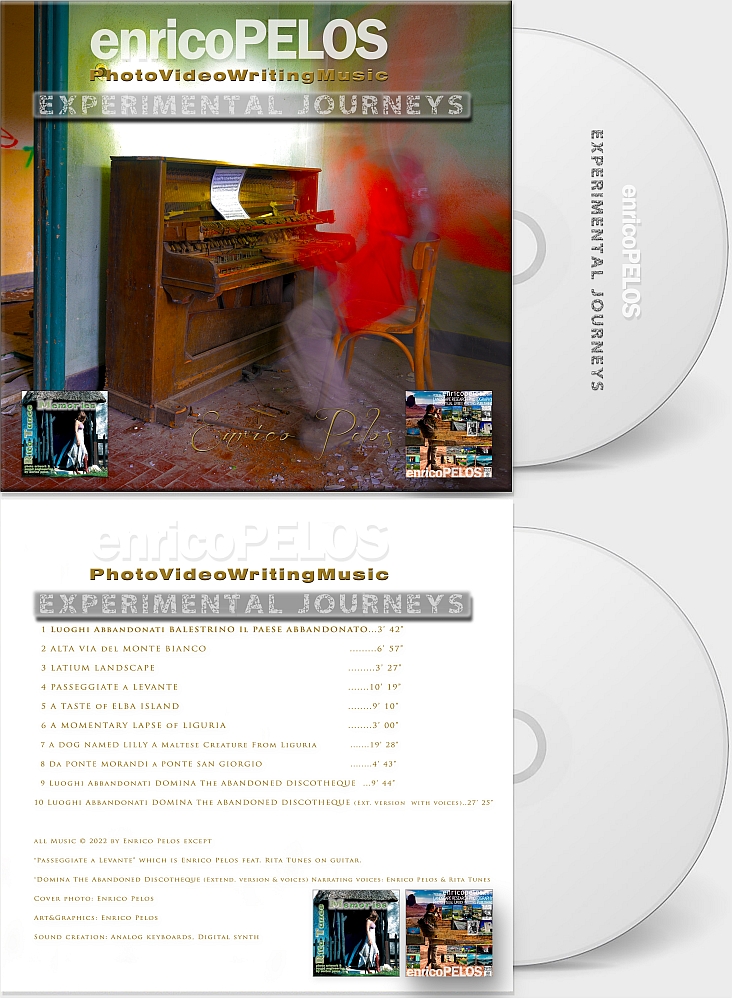 CD ''EXPERIMENTAL JOURNEYS'' MUSIC DESIGN E PRODUZIONE by ENRICO PELOS page